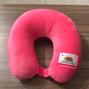 Pink California Neck Pillow